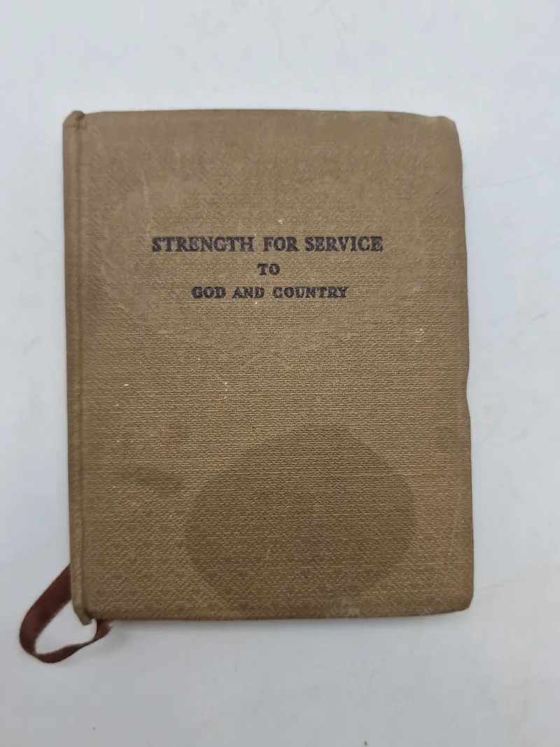 Sjælden original Strength for Service to God and Country fra 1944