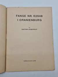 Hæfter fra lige efter krigen omhandlende KZ Lejre mm.