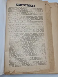 Originalt Bovrup kartotek med navne på DNSAP medlemmer og tyskervenlige danskere