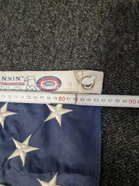Originalt amerikansk flag - brugt