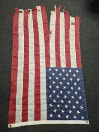 Originalt amerikansk flag - brugt