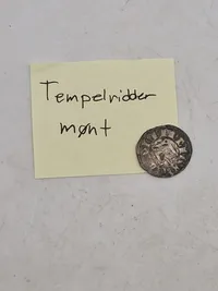 Original tempelridder mønt - sølv