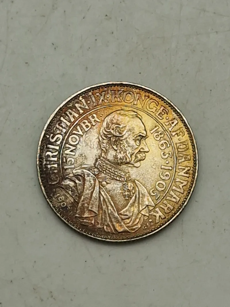 2 kroner sølv erindringsmønt - 1903
