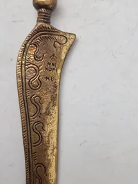 Bronce pin, kopi fra Nationalmuseet