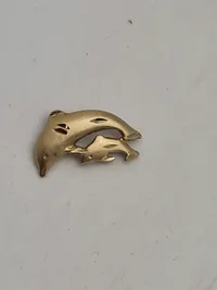 Delfin vedhæng i 14 karat guld 0.87 gram