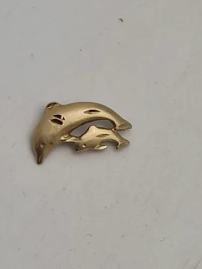 Delfin vedhæng i 14 karat guld 0.87 gram
