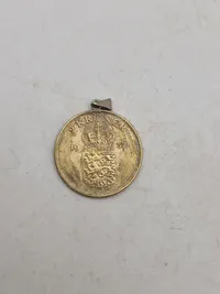 5 stk medaljer/mønter med øsken