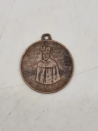 5 stk medaljer/mønter med øsken
