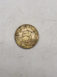 Samling mønter med hagekors - ww2
