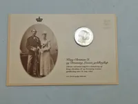 2 kr erindringsmønti nordfrim holder, guldbryllup 1892
