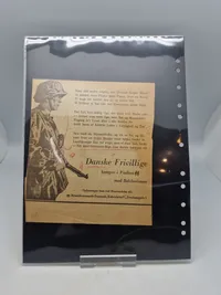 Original dansk hverve annonce til Frikorps Danmark