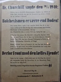 Original dansk hverve annonce til Frikorps Danmark
