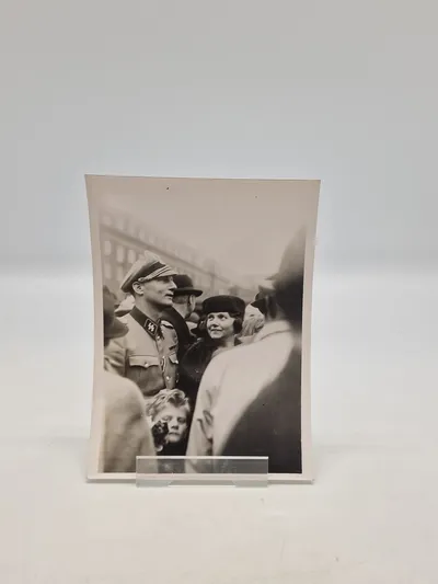 Originalt foto - Von Schalburg og hustru og søn fra bloddrenge albummet