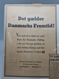 Original dansk hverve annonce til Frikorps Danmark
