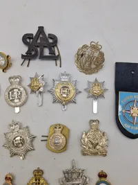 Samling diverse engelske mærker WW2 og efter