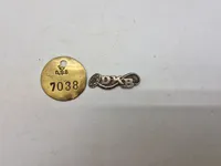 Originalt DKB mærke og DSB mærke, ww2