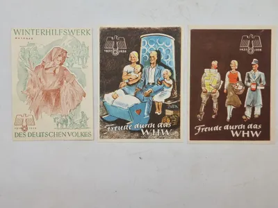 Originale tyske WHW mærkater, ww2