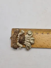 Originalt Welch Regiment WW2 Welch Regiment (Welsh) Cap Badge