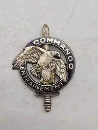 Originalt fransk Commando mærke