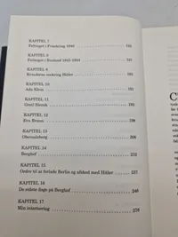 Han var min chef. Hitlers privatsekretærs erindringer