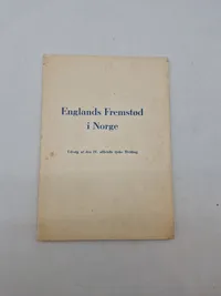 Originalt ww2 hæfte - Englands fremstød i Norge nazistisk