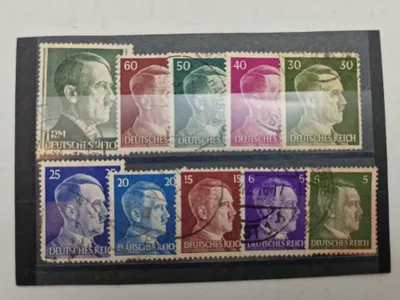 Samling tyske ww2 frimærker
