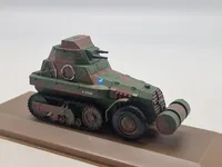 Veludført model af ww2 køretøj