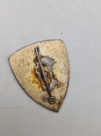 Samling diverse militære medaljer, vinger mm.