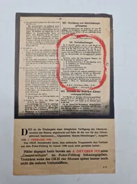 Sjældent originalt amerikansk flyveblad nedkastet over store tyske byer