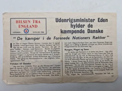 Original hilsen fra England - ww2