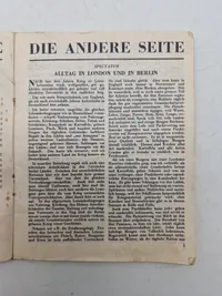Sjælden original anti nazistisk propaganda på tysk