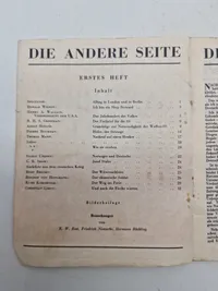Sjælden original anti nazistisk propaganda på tysk