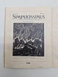 Sjælden original anti nazistisk propaganda på tysk