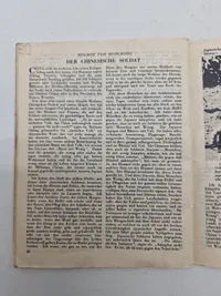 Sjælden original anti nazistisk propaganda på tysk