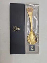 Original Georg Jensen sterlingsølv årsske, 1979 uåbnet med æske - vægt 48 gram
