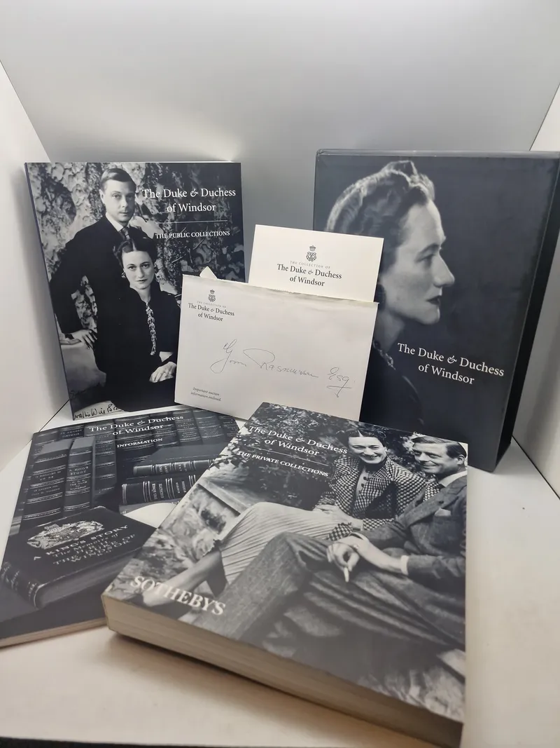 Sjælden Sotheby's September 1997 Catalogue For The Public And Private Collection Of The Duke And Duchess Of Winsor