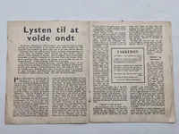 Original pjece fra lige omkring befrielsen 1945 nedkastet