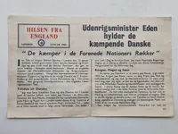 Original hilsen fra England - ww2