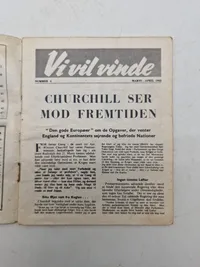 Originalt blad, ww2 - Vi vil vinde