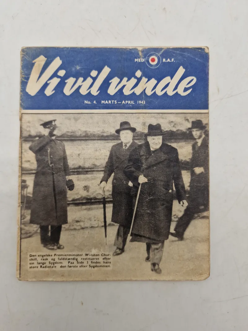 Originalt blad, ww2 - Vi vil vinde