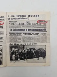 Originalt blad, ww2 - Vi vil vinde