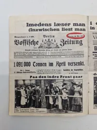 Originalt blad, ww2 - Vi vil vinde