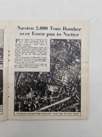 Originalt blad, ww2 - Vi vil vinde