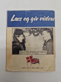 Originalt blad, ww2 - Vi vil vinde