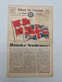 Original hilsen fra England - ww2