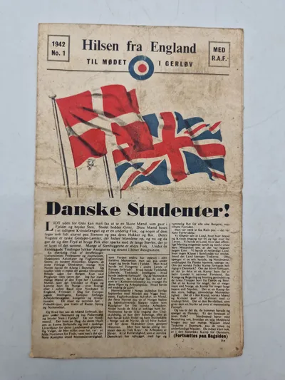 Original hilsen fra England - ww2