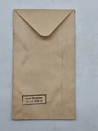 tysk tildelingspose for østfront medaljen original ??