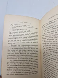 Diverse ældre originale tjeneste bestemmelser, reglementer mm.