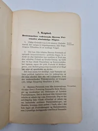 Diverse ældre originale tjeneste bestemmelser, reglementer mm.