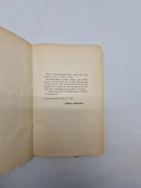 Diverse ældre originale tjeneste bestemmelser, reglementer mm.